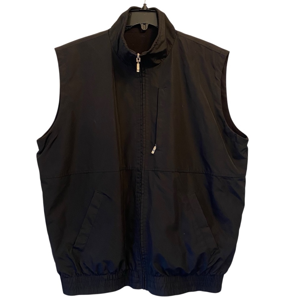 Bolle Storm Golf Vest Men's size Medium Black reversable Classic